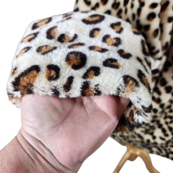 Stylish Leopard Print Teddy Jacket - Picture 6 of 10
